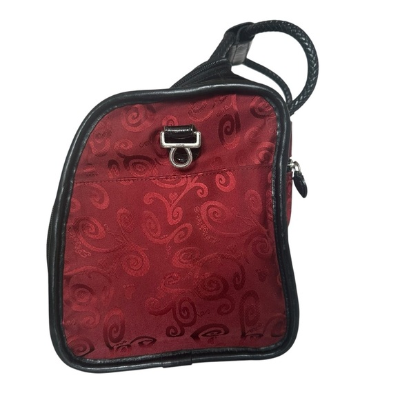 BRIGHTON RED BLACK HEART TRAVEL COSMETICS BAG - Picture 6 of 16